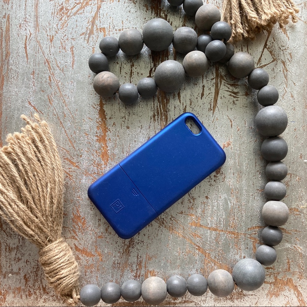 Platinum Matte Blue iPhone 5/5s Case
